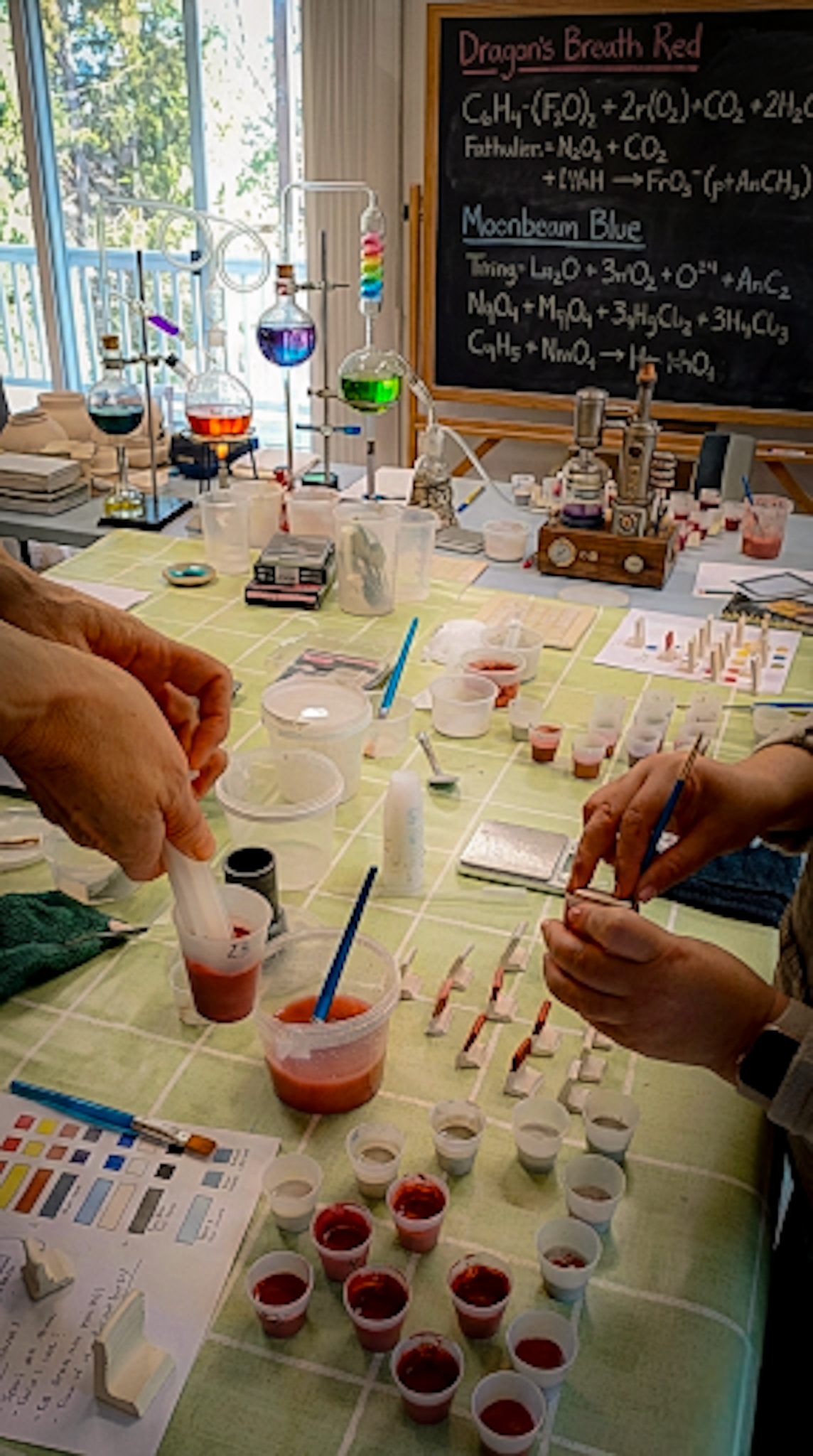 Laboratoire de recherche d'émaux